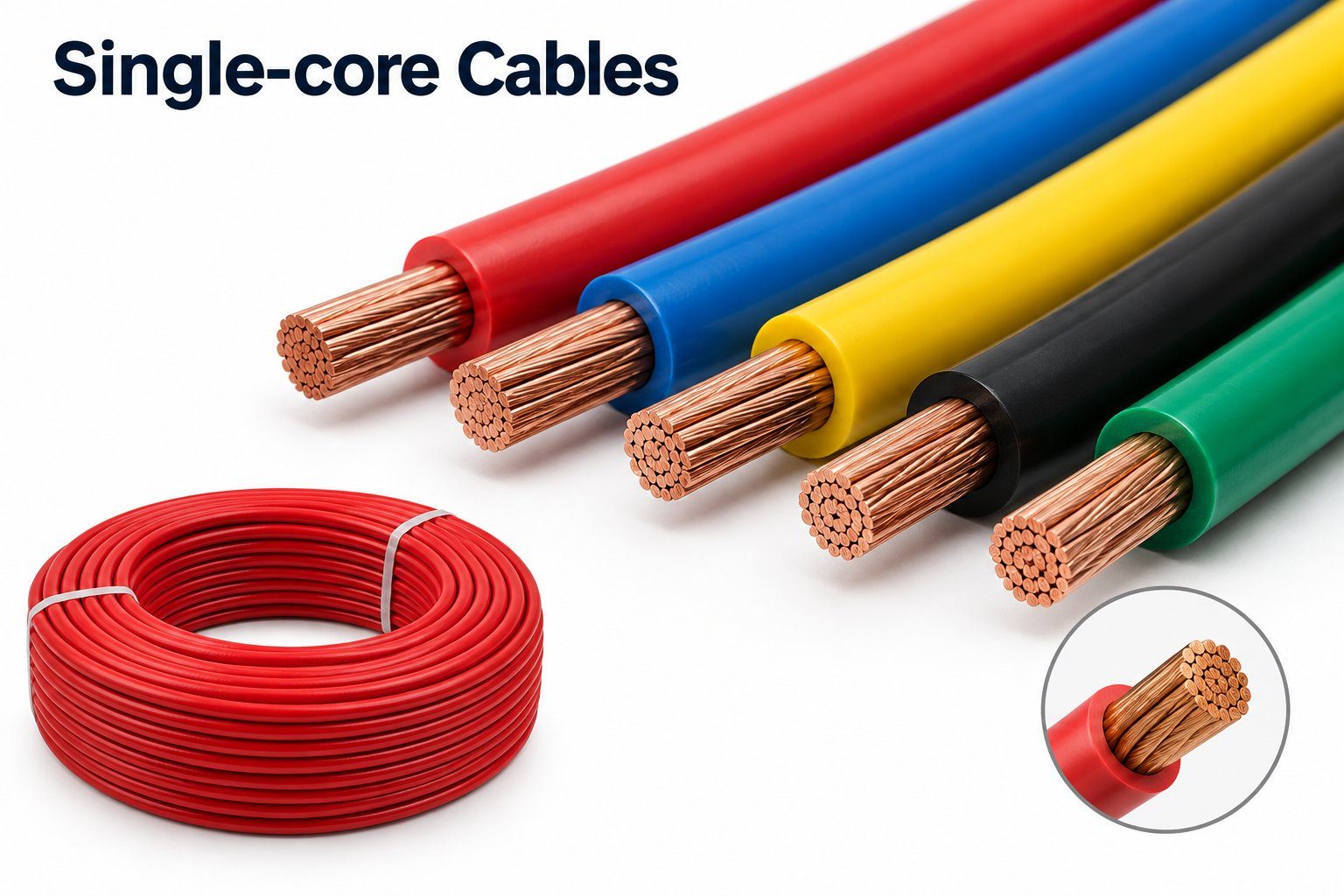 Single-core cables