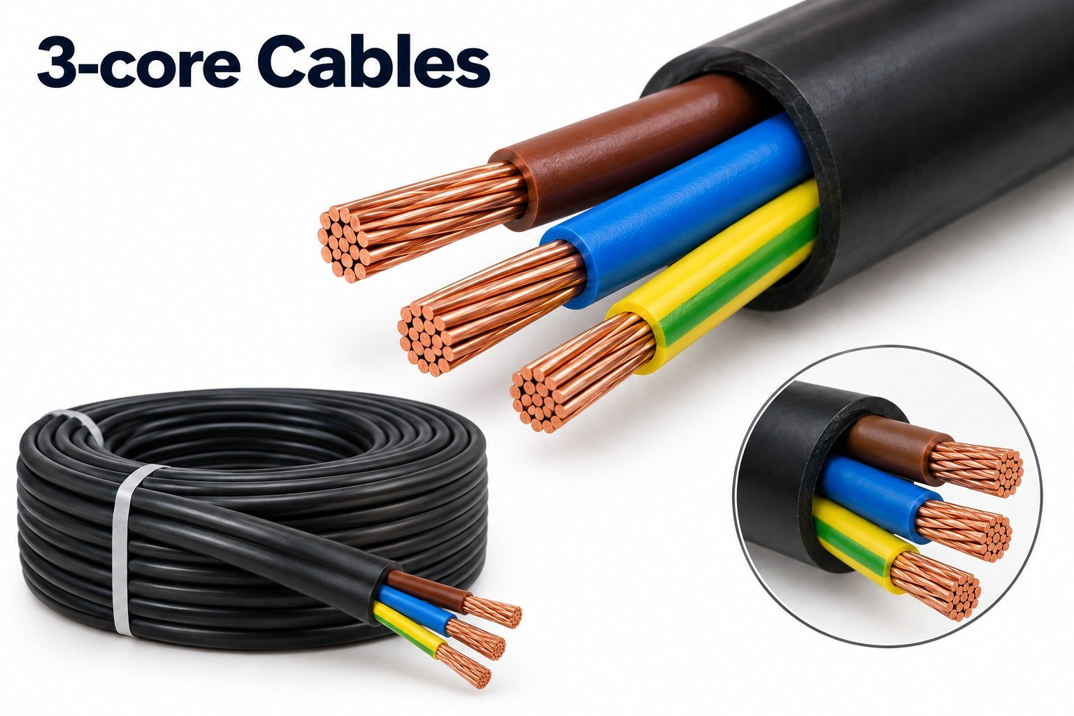 3-core cables