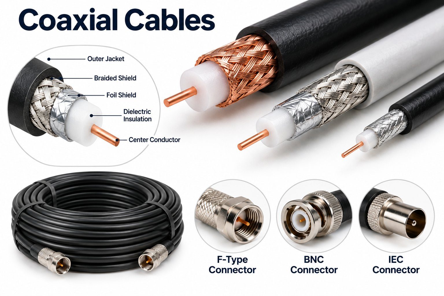 Coaxial cables
