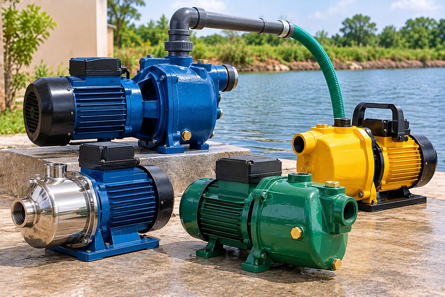 Surface water pumps