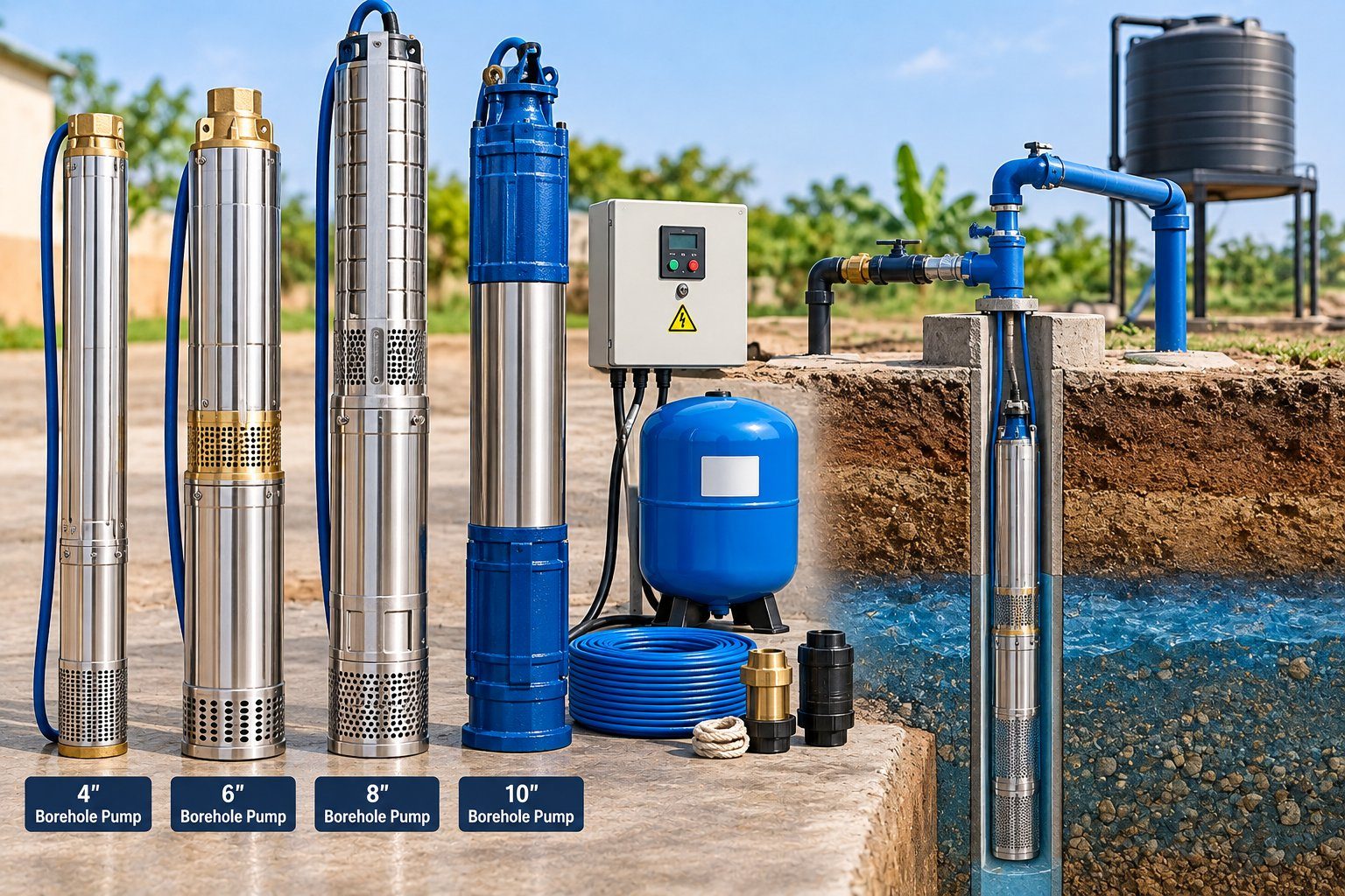Borehole pumps