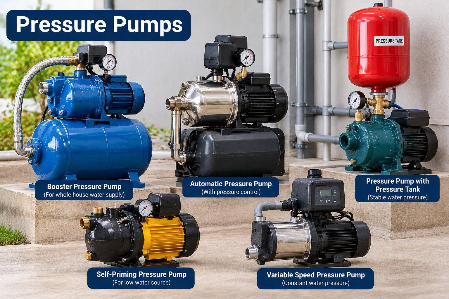 Pressure pumps